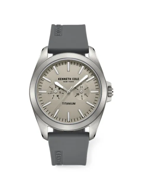 KENNETH COLE titanium 42mm watch Neutrals KCWGQ2238903