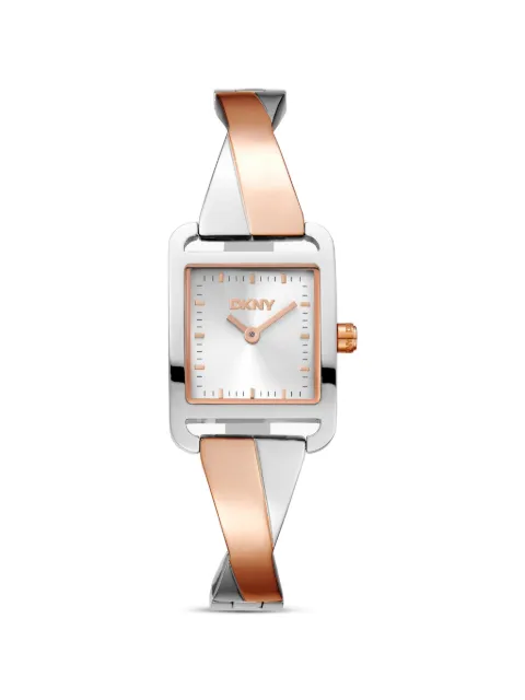 DKNY Classic two-tone 22mm watch Silver DK1L005M0125