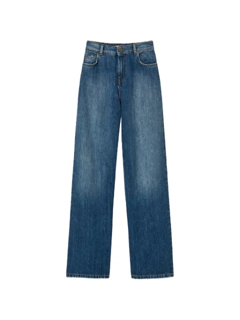 TWINSET wide-leg jeans with five pockets Blue 262TP2590