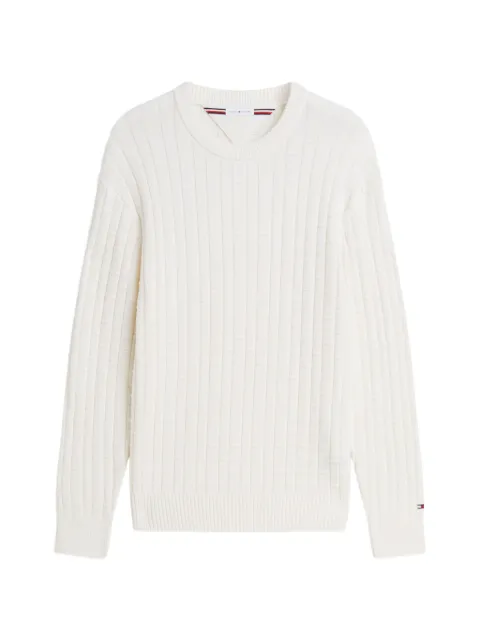 Tommy Hilfiger crew-neck sweater Neutrals MW0MW43261