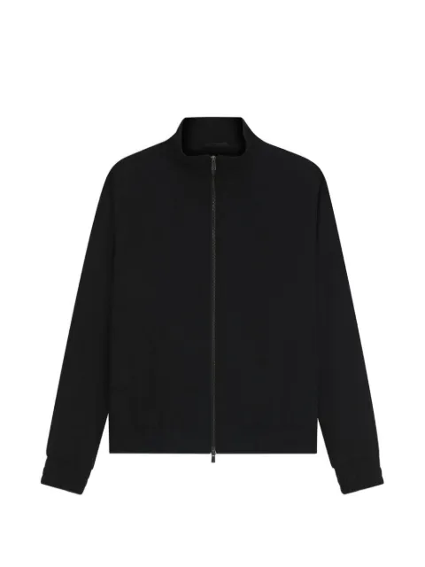 BOSS P-Hanry slim-fit jacket in cotton-blend ponte jersey Black 50567578