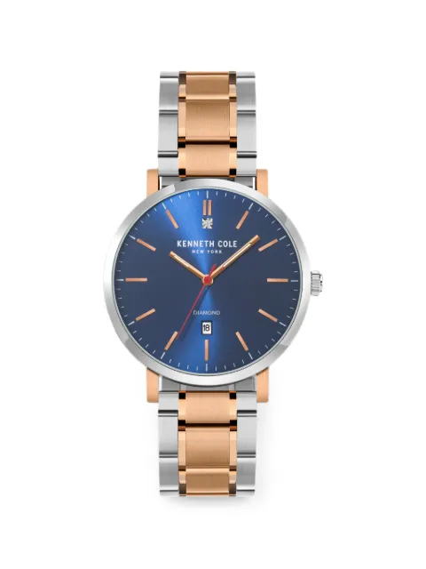 KENNETH COLE Diamond 42mm watch Blue KC50924003A