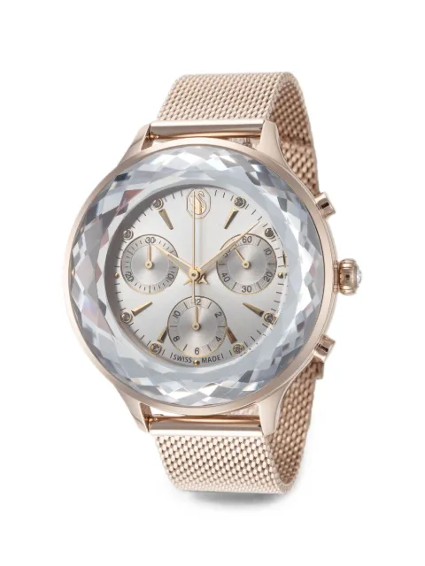 Swarovski Nova faceted-crystal 37mm watch Silver 5677500