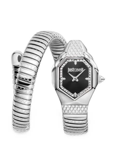 Just Cavalli Aria Snake wrap 22mm watch Black JC1L369M0025