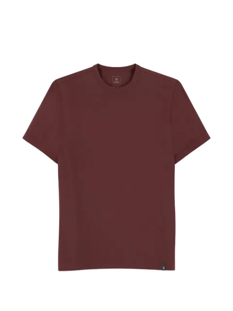 Boggi Milano T-shirt in diagonal cotton blend jersey B Tech Red BO26A076803