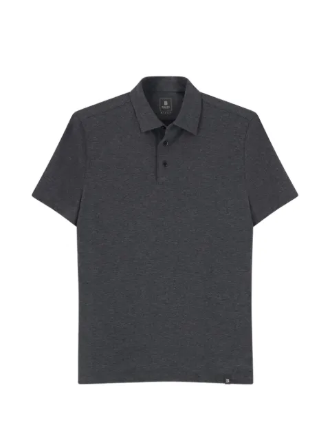 Boggi Milano polo in piqué cotton blend B Tech Grey BO26A075602