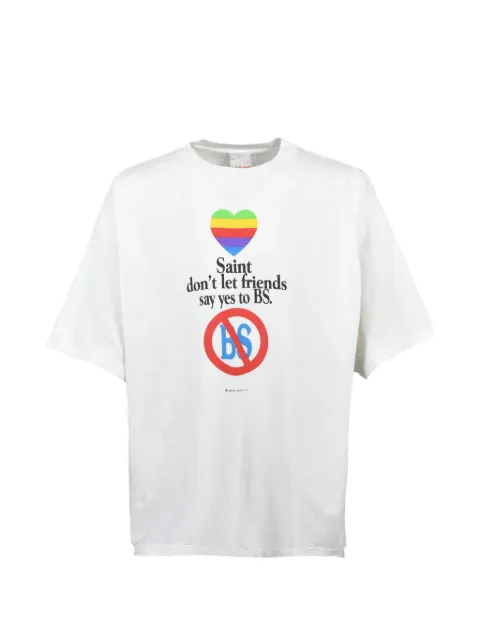 SAINT MXXXXXX graphic-print T-shirt White SMMK10000014