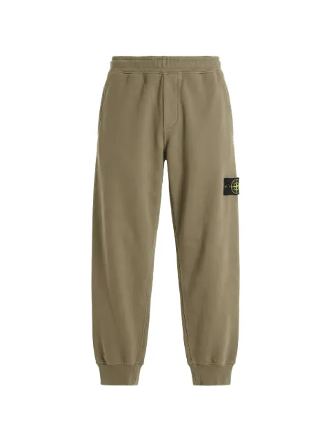 Stone Island logo-patch track pants Green S156200012S0A20