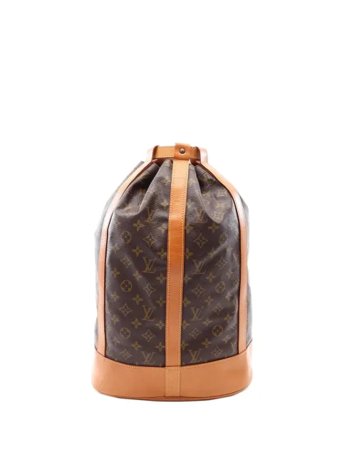 Louis Vuitton Pre-Owned 1996 Monogram Randonnee GM backpack Brown FJH20JAOOSTX3916