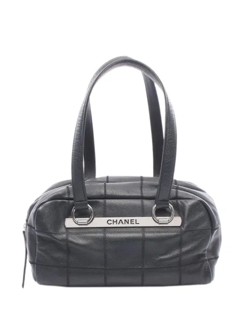 CHANEL Pre-Owned 1991-1994 Caviar Choco Bar handbag Black 35YDS1WBY648QO05