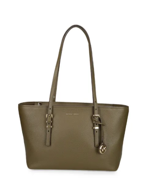 Michael Michael Kors logo-plaque buckled tote bag Green 30T5GQNT2L