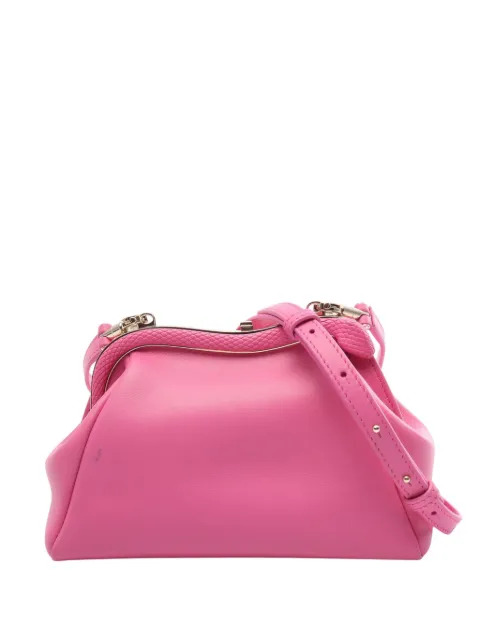 Bvlgari Pre-Owned 2010-2026 Leather Serpentine Pouch crossbody bag Pink X4S2C8QTZ9RNUMGC
