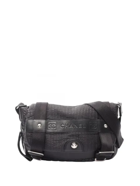 CHANEL Pre-Owned 2008-2009 Nylon Sports Line Messenger Bag crossbody bag Black J1JQYQGEUFZ8K2P4