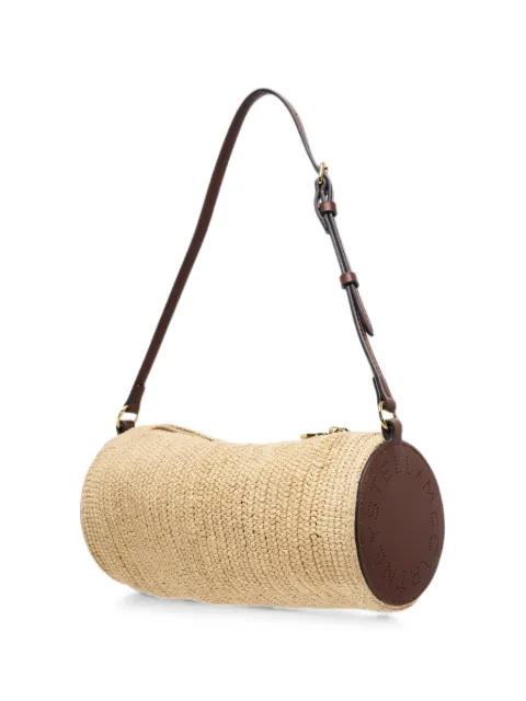 Stella McCartney Logo barrel shoulder bag Neutrals HS267B0195WP07119370