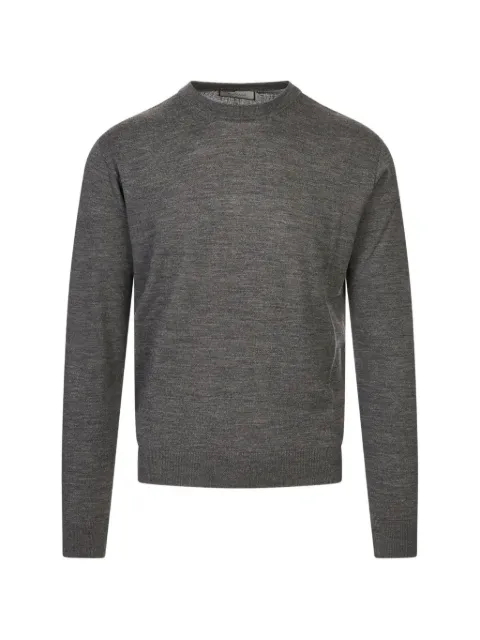Canali Nuvola crew-neck sweater Grey C1122MK02353