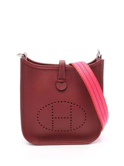 Hermès Pre-Owned 2024 Clemence Evelyne I 16 Amazone crossbody bag Red 6IXAD9XVK06G3TM0