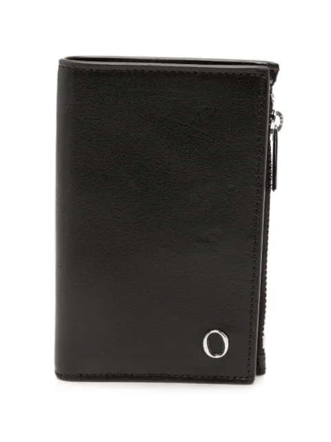 Orciani logo-plaque bifold wallet Black SD0183