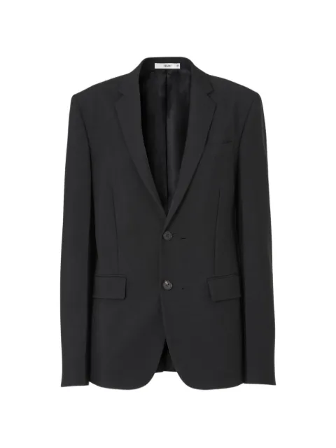 FENDI single-breasted blazer Black FJ7797B1G1