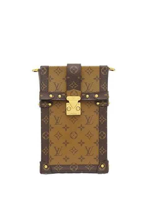 Louis Vuitton Pre-Owned 2021-2026 Monogram Reverse Pochette Trunk Verticale crossbody bag Brown E12PCYY8US8Z5QX7