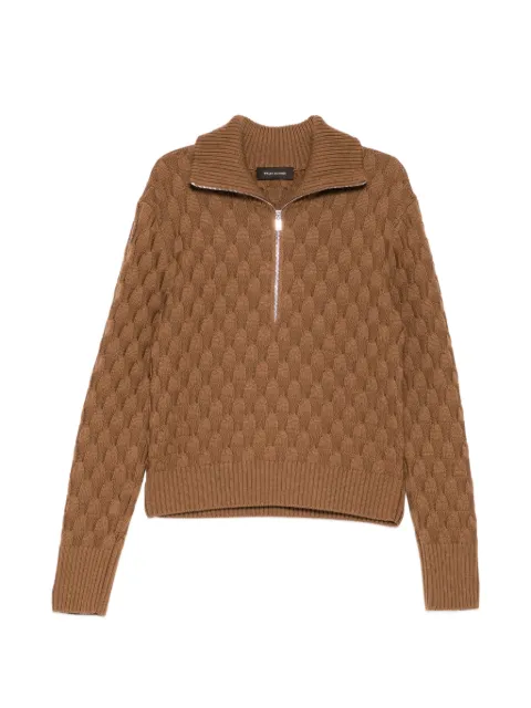 Wales Bonner Acoustic jumper Brown UA26KN30WO05810