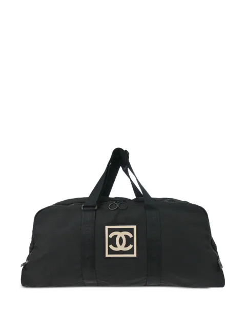 CHANEL Pre-Owned 2002 Sport Line holdall Black 179039