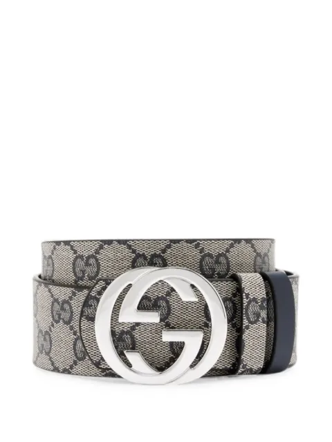 Gucci reversible belt with Interlocking G-buckle Neutrals 876356AAGRL