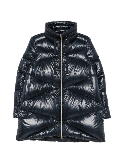 Herno zip-up padded coat Blue PI002313D12017Z