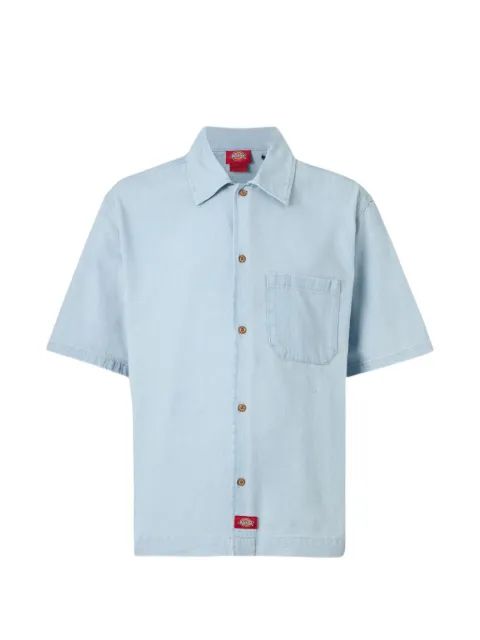 DICKIES short-sleeve buttoned shirt Blue DK0A88PH0FE1