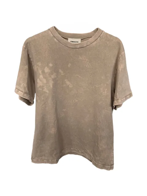 atomo factory acid-wash jersey T-shirt Brown PE26AFU33