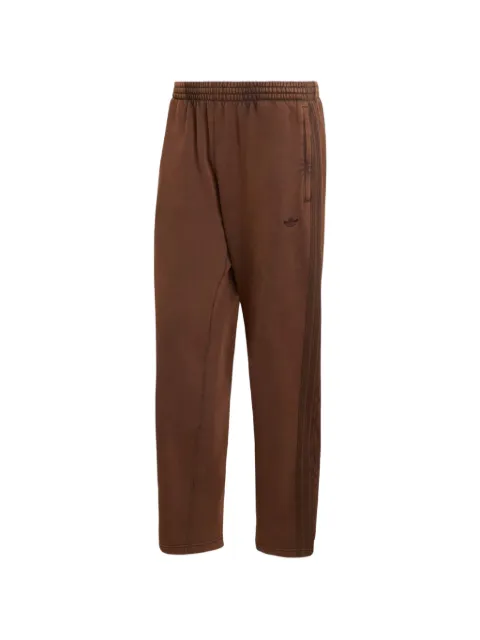 adidas logo-embroidered track pants Brown KD2859