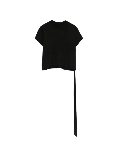 Rick Owens DRKSHDW strap-detail crop T-shirt Black DS02F6207