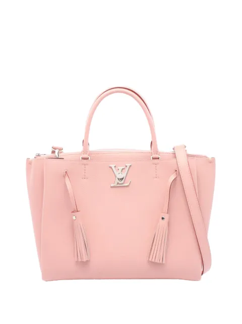 Louis Vuitton Pre-Owned 2017 Leather Lockmeto satchel Pink GWZUQKHU2K05QFRW