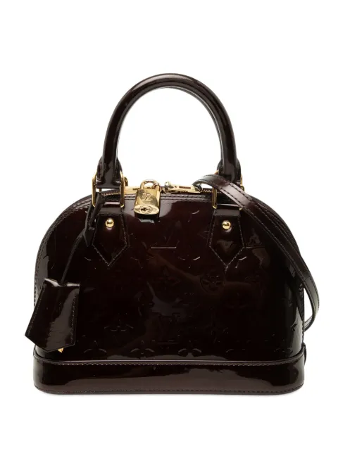 Louis Vuitton Pre-Owned 1990-2020 Monogram Vernis Alma BB satchel Purple W65YR0QMVKC2UNBE