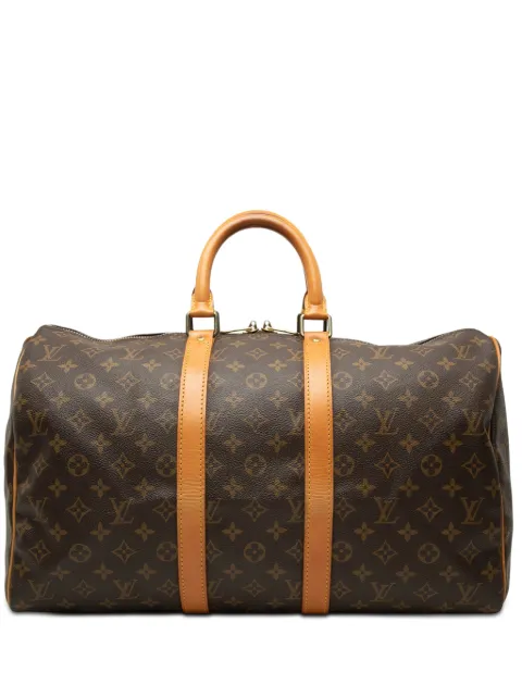 Louis Vuitton Pre-Owned 1987 Monogram Keepall 45 travel bag Brown STYOIODE54MDMRC4