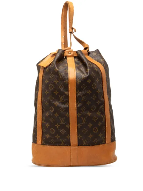Louis Vuitton Pre-Owned 1990 Monogram Randonnee GM backpack Brown RL4XBZCWRCBKAVJI