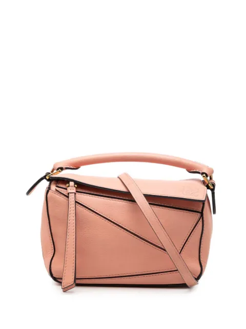 Loewe Pre-Owned 2021 Mini Calfskin Puzzle satchel Pink MI43HTGCZQQQFK1N