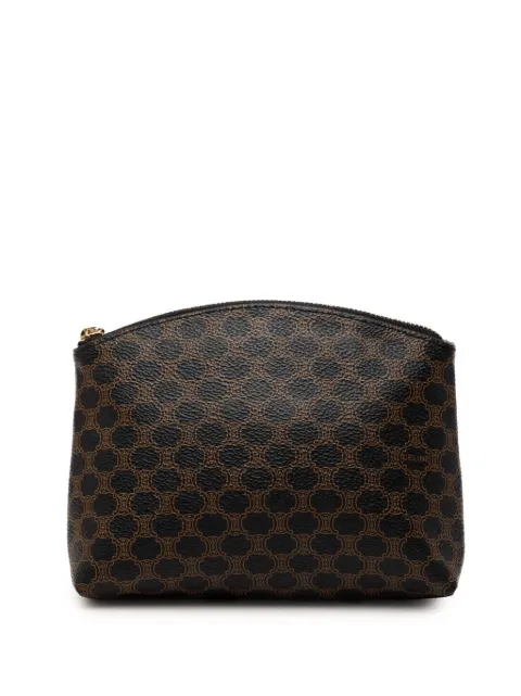 Celine Pre-Owned 2000 Macadam Coated Canvas pouch Black M9YO95CPPXH7A69E