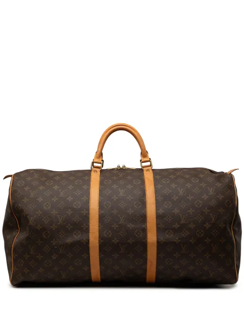 Louis Vuitton Pre-Owned 1992 Monogram Keepall 60 travel bag Brown M2K1ZZNF5I4IWJJ9