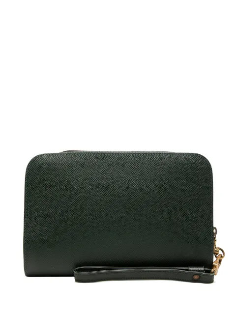 Louis Vuitton Pre-Owned 1998 Taiga Pochette Baikal clutch bag Green 4VRZ1C9LEO1JPR4S