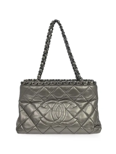 CHANEL Pre-Owned 2012 Chain Me tote bag Silver 179169