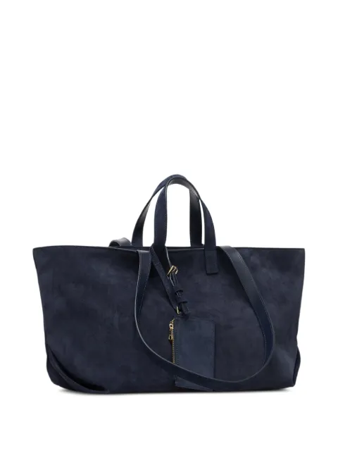 A.P.C. Le Drummer suede shoulder bag Blue PXCALF67057IAK
