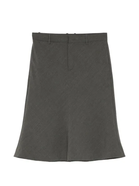 JNBY flared midi skirt Grey 5Q7D14520