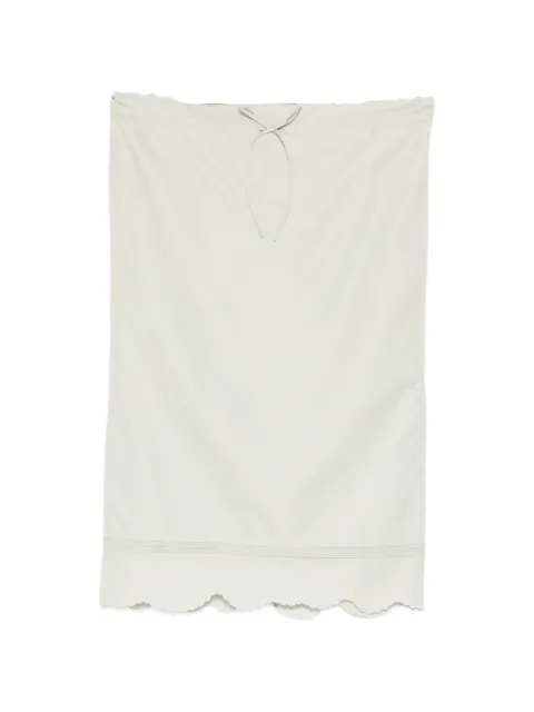 LESS mid-length wrap skirt Green 2Q7D14330
