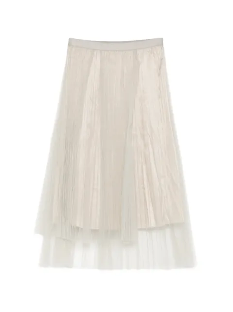 JNBY pleated midi skirt Neutrals 5Q7D11140