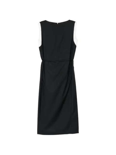 LESS belted sleeveless dress Black 2Q7G10140