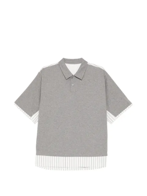 CROQUIS double-face cotton polo shirt Grey 9Q6111260