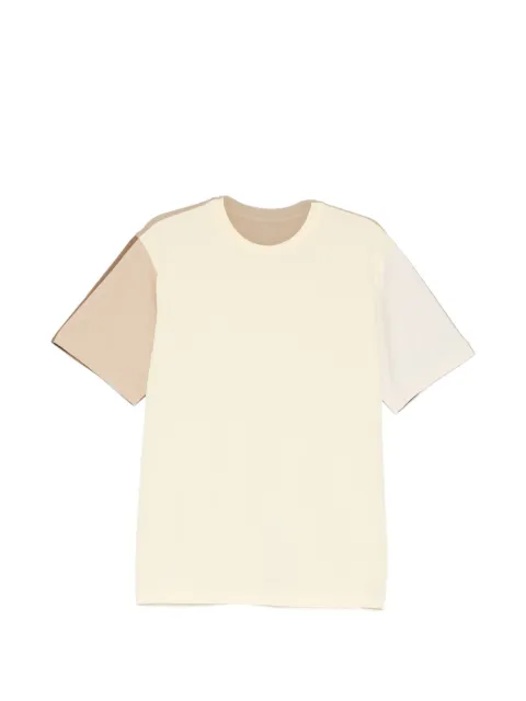 JNBY color-block short-sleeves T-shirt Yellow 5Q8110330
