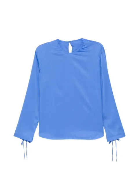 JNBY tied-cuffs blouse Blue 5Q7214790