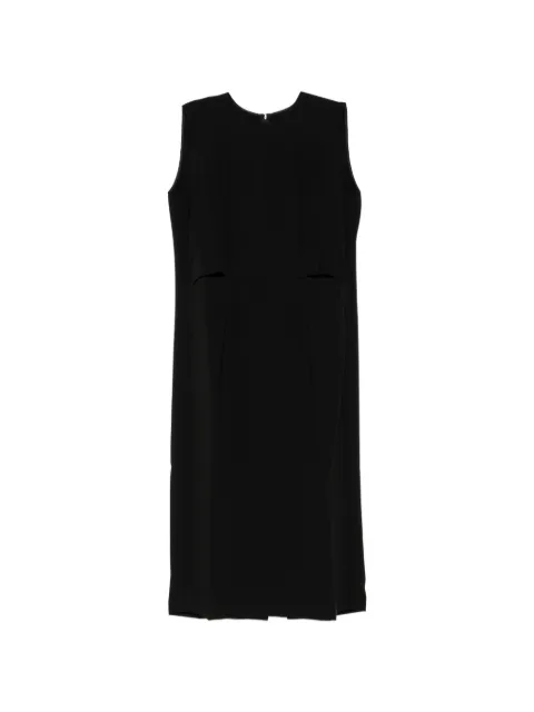 JNBY waist-cutout midi dress Black 5Q7G14600