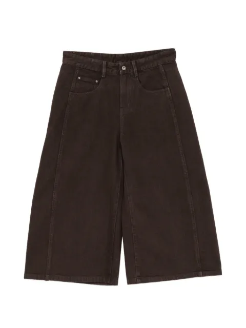 JNBY denim shorts Brown 5Q7E12330